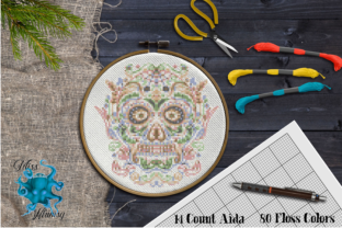 Counted Cross Stitch Sugar Skull: A Designer's Review for Merch