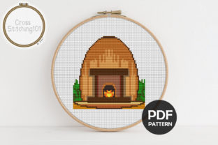 Fireplace Modern Cross Stitch Pattern: A Designer's Review