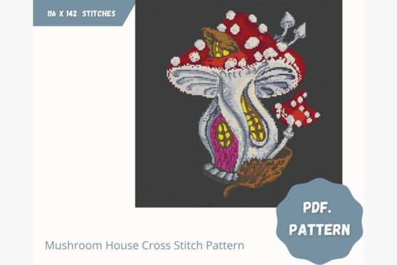 Mushroom House Cross Stitch: A Designer's Review