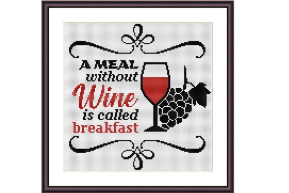 Review: A Meal Without Wine Cross Stitch Pattern