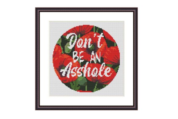 Review: Don't Be Funny Cross Stitch Pattern for Pros