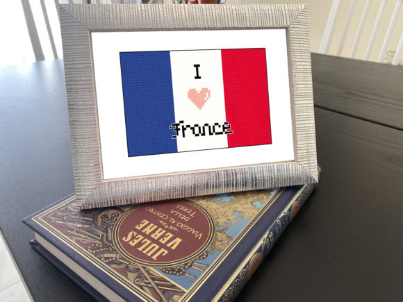 Review: Flag of France Cross Stitch Pattern for Gifts