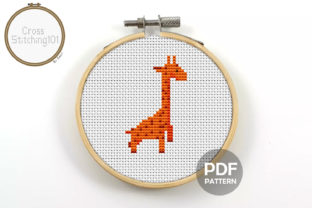 Review: Giraffe Modern Cross Stitch Pattern for Holiday Gifts