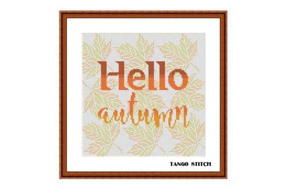 Review: Hello Autumn Typography Cross Stitch for Holiday Sales