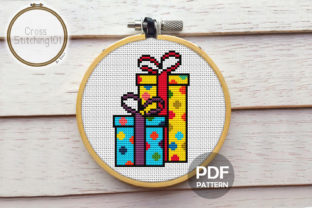 Review: Two Gift Boxes Modern Cross Stitch for Etsy Shops