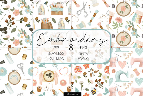 Reviewing Embroidery Seamless Patterns for Craft Fair Success